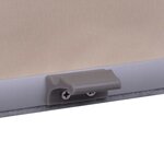 vidaXL Store occultant roulant Beige MK04