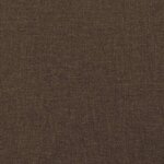 vidaXL Cadre de lit Marron foncé 100x200 cm Tissu