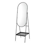 Miroir sur pied 160 x 46 x 50 cm noir 03_0007976