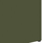 vidaXL Support à parapluies vert olive de - 28x12x41 cm - Fabriqué en acier