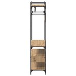 vidaXL Armoire chêne artisanal 89 x 39 x 184.5 cm Bois d'ingénierie
