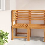 vidaXL Chaise de jardin Marron 50 x 50 x 91cm Bois d'acacia massif