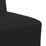 vidaXL Unité de Sofa Modulaire Sans Accoudoirs 2 Pièces Noir