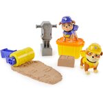 Spin Master 6066686 - Rubble & Crew - Set de figurines solides Rubble & Mix