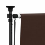 vidaXL Store Roulant Extérieur Marron 150 x 270 cm
