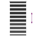 Store enrouleur tamisant 60 x 120 cm noir