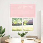 vidaXL Store plissé rose 110x150 cm largeur du tissu 109 4cm polyester