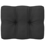 vidaXL Salon de jardin 2 Pièces avec coussins Bois de pin massif