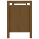 vidaXL Banc d'entrée Marron miel 110x40x60 cm Bois de pin massif