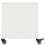 vidaXL Meuble TV blanc 68x39x43 5 cm acier