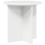 vidaXL Support de Plante 2 pièces Blanc brillant 40 x 40 x 40 cm