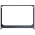 vidaXL Portant de bois chauffage anthracite 90x28x65 cm