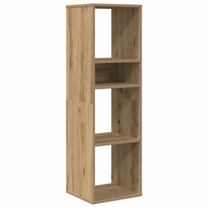 vidaXL Bibliothèque chêne artisanal 34x31x112 cm bois d'ingénierie