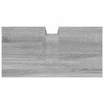 vidaXL Armoire lavabo de salle de bain sonoma gris 60x30x60 cm