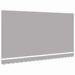vidaXL Toile de rechange pour store banne Gris clair 400 x 200 cm