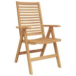 Chaises de jardin vidaXL 2 pièces en teck