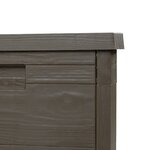 vidaXL Boîte à coussins d'extérieur brun 77 5x44 5x53 cm polypropylène