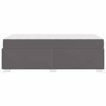vidaXL Cadre de lit Gris 80 x 200 cm Faux cuir