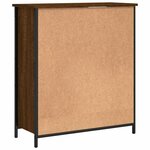 vidaXL Buffet chêne marron 70x30x80 cm bois d'ingénierie