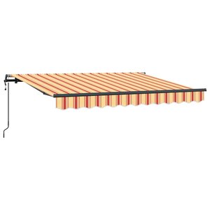 vidaXL Auvent Rétractable Multicolore 350 x 200 cm