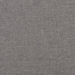 vidaXL Fauteuil avec repose-pied Gris clair 60 cm Tissu