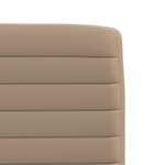 vidaXL Chaises à manger lot de 6 cappuccino similicuir