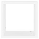 vidaXL Étagères cube murales 4 Pièces blanc 30x15x30 cm