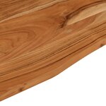 vidaXL Dessus de bureau 100x80x2 5 cm rectangulaire bois massif acacia