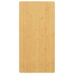 vidaXL Dessus de table 40x80x1 5 cm bambou
