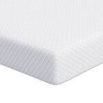 vidaXL Surmatelas en mousse à mémoire 100 x 200 cm Thick Doux Blanc