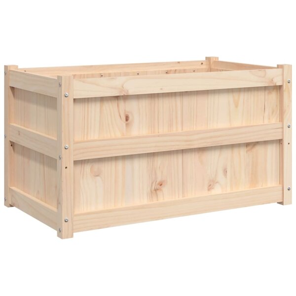 vidaXL Jardinière d'extérieur 90x50x50 cm bois de pin massif