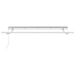 vidaXL Auvent Rétractable Bordeaux 300 x 200 cm tissu