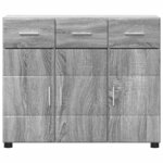 vidaXL Buffet Gris Sonoma 88 5 x 30 5 x 73 cm Bois d'ingénierie
