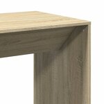 vidaXL Table de bar chêne sonoma 51x50x103 5 cm bois d'ingénierie