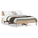 vidaXL Cadre de lit sans matelas 120x190 cm bois de pin massif