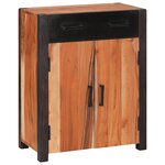 vidaXL Buffets & Commodes Marron 55 x 30 x 75 cm Bois d'acacia massif