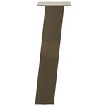 vidaXL Pieds de table basse 4 pièces Acier naturel 30 cm Acier