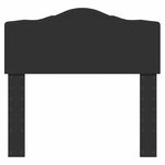 vidaXL Tête de lit Chêne noir 90 cm Bois d'ingénierie
