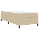 vidaXL Cadre de lit Vert gris clair 90 x 200 cm