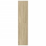 vidaXL Buffet haut chêne sonoma 45x41x185 cm bois d'ingénierie