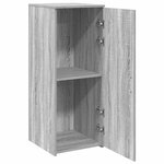 vidaXL Armoire de rangement sonoma gris 40x45x103 5 cm bois ingénierie