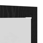 vidaXL Porte-manteau mural Montage mural Chêne noir 96 x 1 5 x 90 cm