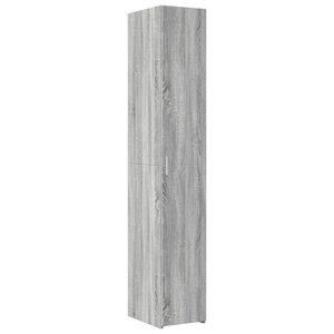 vidaXL Buffet haut sonoma gris 30x42 5x185 cm bois d'ingénierie