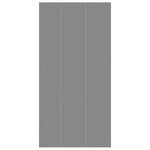 vidaXL Bâche de piscine gris clair 750x370 cm géotextile polyester