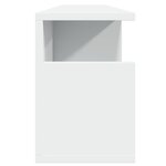 vidaXL Armoire murale 100x20x30 cm blanc bois d'ingénierie
