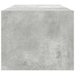 vidaXL Meubles TV 2 Pièces gris béton 80x31x25 5 cm bois d'ingénierie