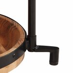 vidaXL Table d'appoint Ø55x60 cm bois massif d'acacia