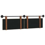 vidaXL Tête de lit suspendue Crème PU antique