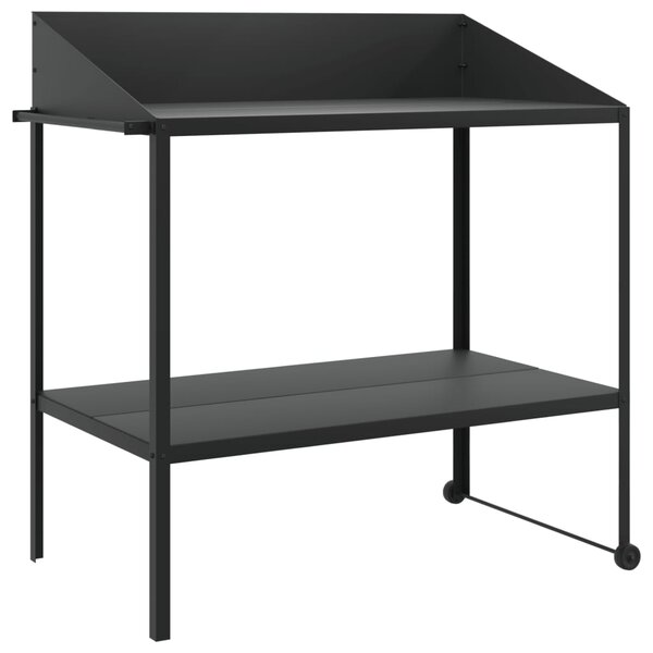 vidaXL Support pour plantes anthracite 100x54 5x100 cm acier galvanisé
