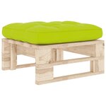 vidaXL Pouf palette de jardin bois de pin imprégné